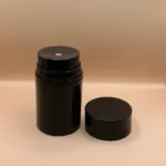 50GM PP Tower Airless Bottle Black for personal care packaging