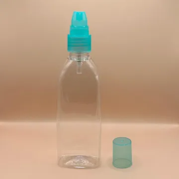 100ML Pet Ritz Bottle Clear With SPLPAP for personal care packaging