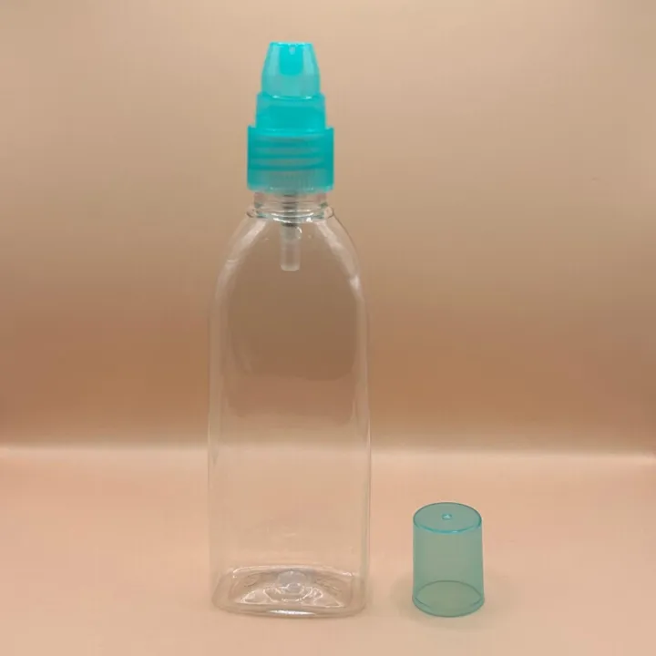 Pet Bottle 100ML Pet Ritz Bottle Clear With SPLPAP for personal care packaging