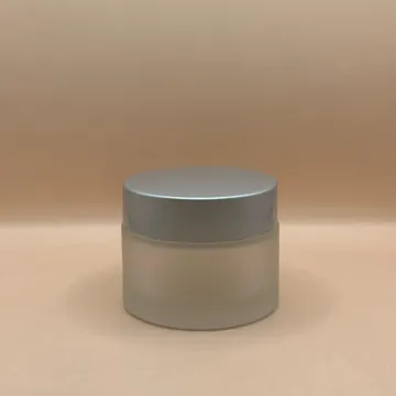 50GM Frosted Glass Jar - Premium Cosmetic Packaging for Creams, Lotions & Skincare Products