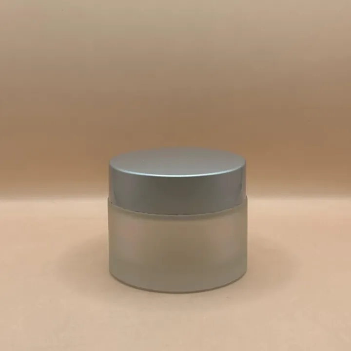 50GM Frosted Glass Jar - Premium Cosmetic Packaging for Creams, Lotions & Skincare Products