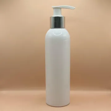 200ML PET Avon Bottle with 24/410 L1 Dispenser White with Golden – Premium Cosmetic Packaging for Lotion, Shampoo & Body Wash