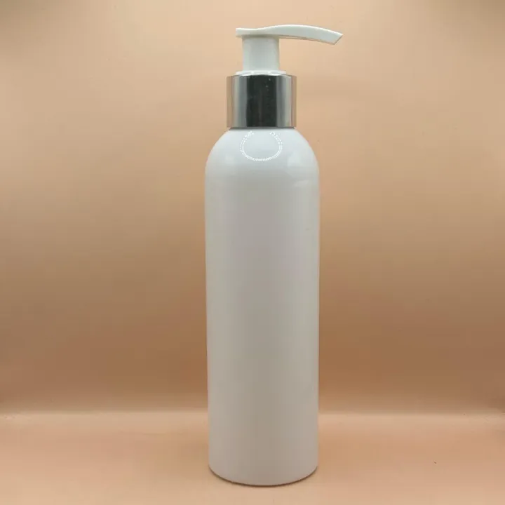 200ML PET Avon Bottle with 24/410 L1 Dispenser White with Golden – Premium Cosmetic Packaging for Lotion, Shampoo & Body Wash
