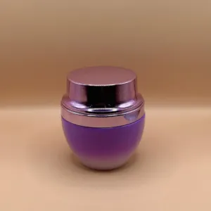 50GM Lancom Jar Purple for cosmetic packaging