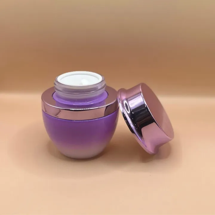 Lancom Jar 50GM Lancom Jar Purple for cosmetic packaging