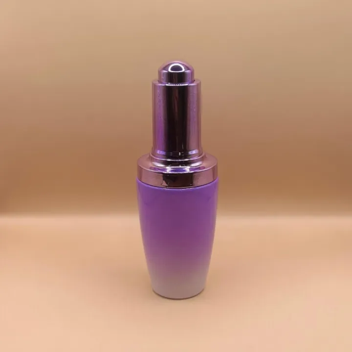 Glass Bottle 30ML Lancom Bottle-Purple for cosmetic packaging