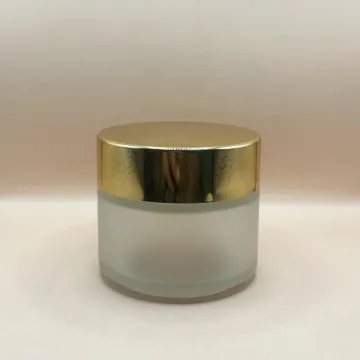 100GM Frosted Glass Jar | Premium Skincare & Cosmetic Packaging