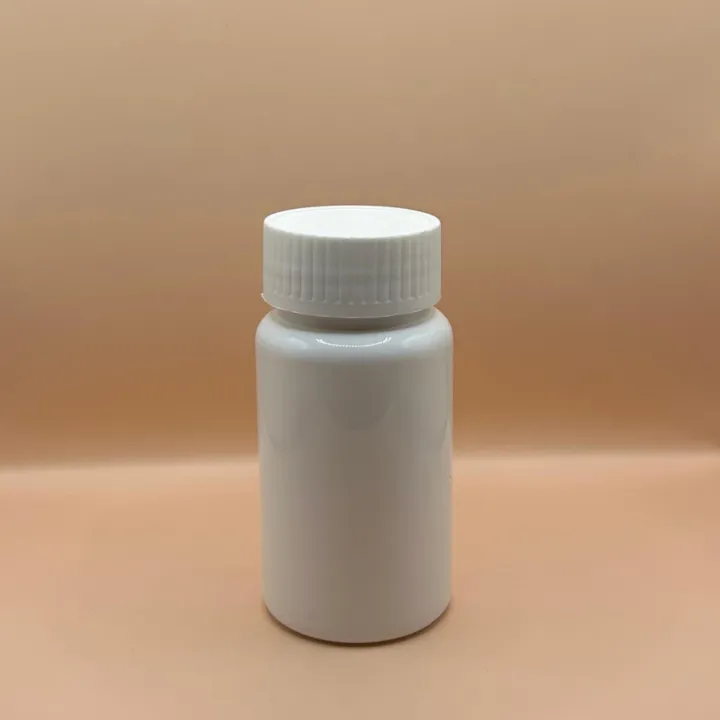Pet Jar 90CC Tablet Container White for Pharmaceutical Packaging