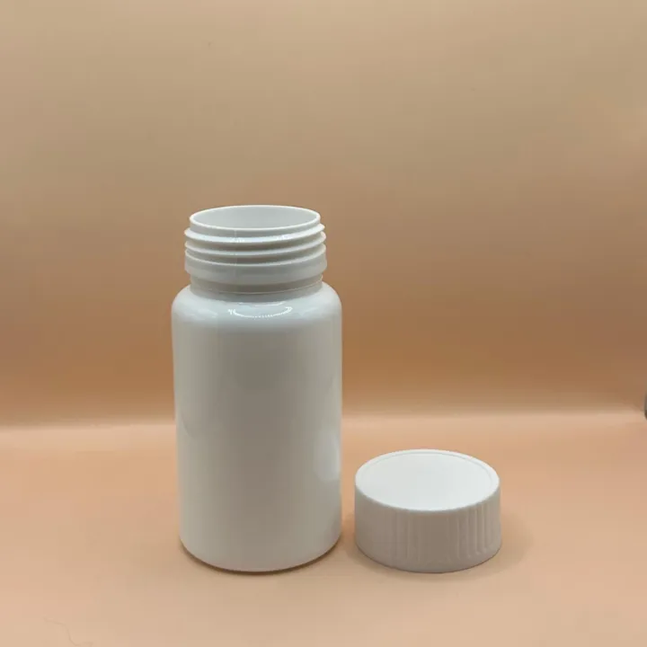 Pet Jar 90CC Tablet Container White for Pharmaceutical Packaging