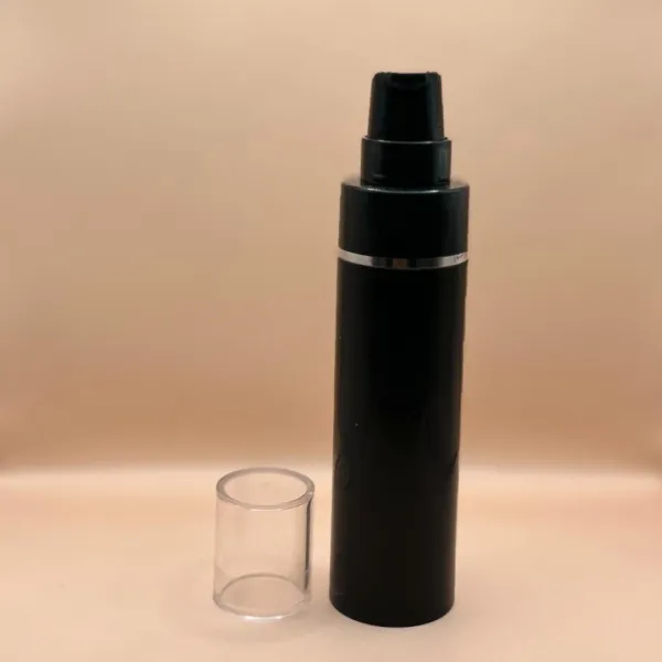 50ML PP Airless Bottle With Acrylic Cap for skincare packaging by syspackpro