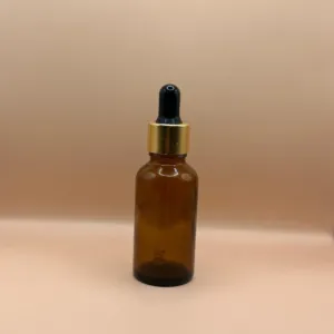 30ML Amber Glass Bottle | Perfect for Essential Oils, Serums & Skincare Packaging