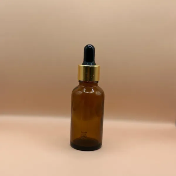 30ML Amber Glass Bottle | Perfect for Essential Oils, Serums & Skincare Packaging