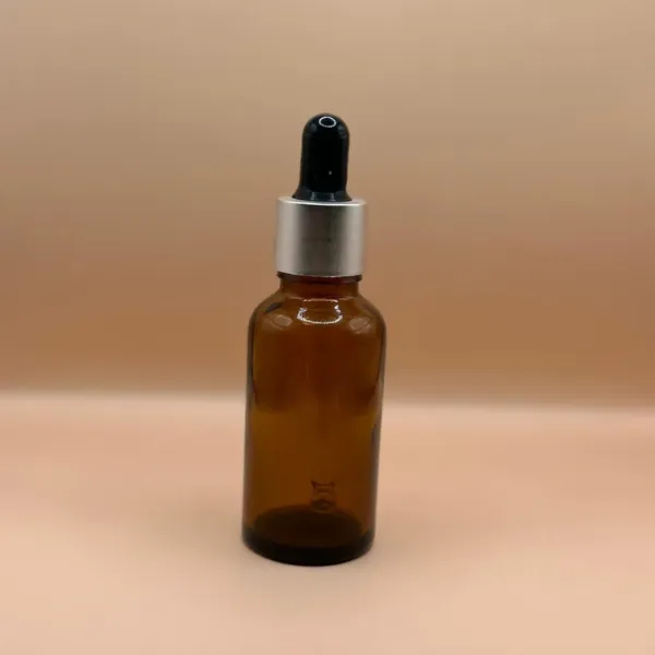 30ML Glass Bottle Amber for skincare packaging