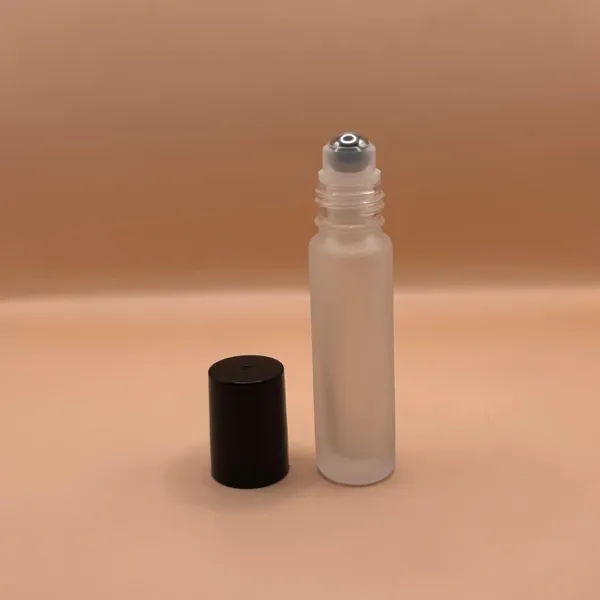 0ML Glass Rollon Bottle Frosted for skincare packaging