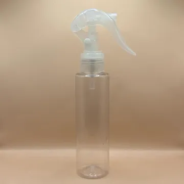 100ML Sleek Bottle with 24/410 Trigger Pump Natural - Cosmetic & Skincare Packaging