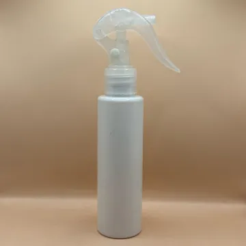 100ML Sleek Bottle with 24/410 Trigger Pump Natural - Cosmetic & Skincare Packaging