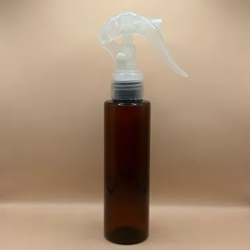 100ML Sleek Bottle with 24/410 Trigger Pump Natural - Cosmetic & Skincare Packaging