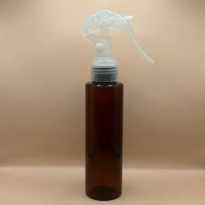 100ML Sleek Bottle with 24/410 Trigger Pump Natural - Cosmetic & Skincare Packaging