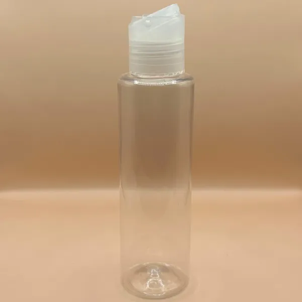 100ML Pet Sleek Bottle Clear for personal care packaging