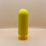 50ML Upside Down Airless Bottle yellow for skincare packaging by syspackpro