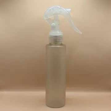 100ML Sleek Bottle with 24/410 Trigger Pump Natural - Cosmetic & Skincare Packaging