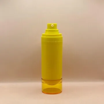 50ML Upside Down Airless Bottle Yellow | Premium Lotion & Serum Packaging