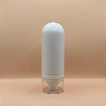 50ML Upside Down Airless Bottle White | Premium Lotion & Serum Packaging