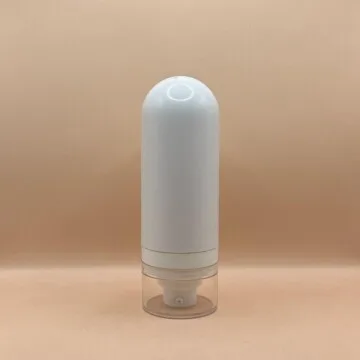 50ML Upside Down Airless Bottle White | Premium Lotion & Serum Packaging