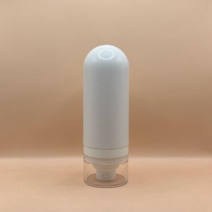 50ML Upside Down Airless Bottle White | Premium Lotion & Serum Packaging