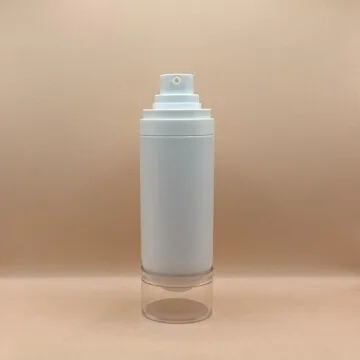 50ML Upside Down Airless Bottle White | Premium Lotion & Serum Packaging