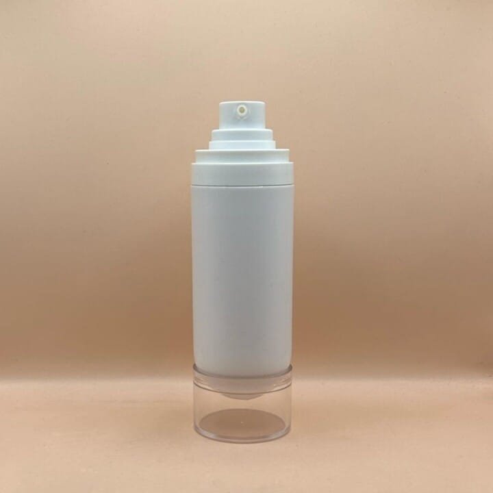 50ML Upside Down Airless Bottle White | Premium Lotion & Serum Packaging