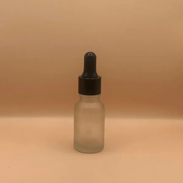 10ML Dropper Bottle Clear Frosted for skincare packaging