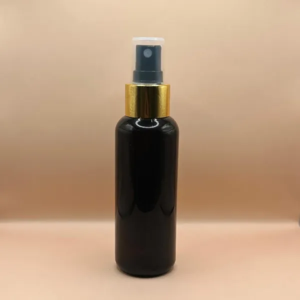 100ML Pet PG Bottle Amber for skincare and haircare packaging