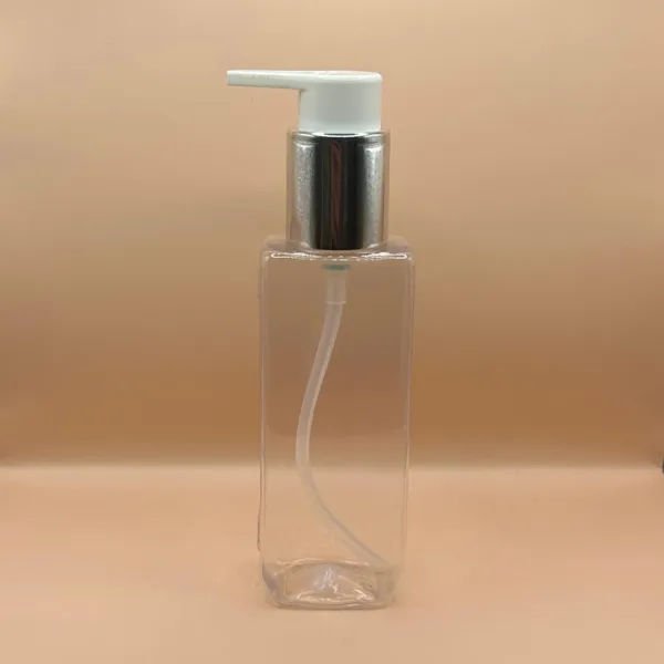 100ML Pet Merc Bottle Clear for personal care packaging