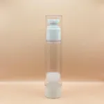 15ML, 30ML, 50ML Hype Airless Bottle White - Premium Cosmetic Packaging for Skincare & Beauty Products