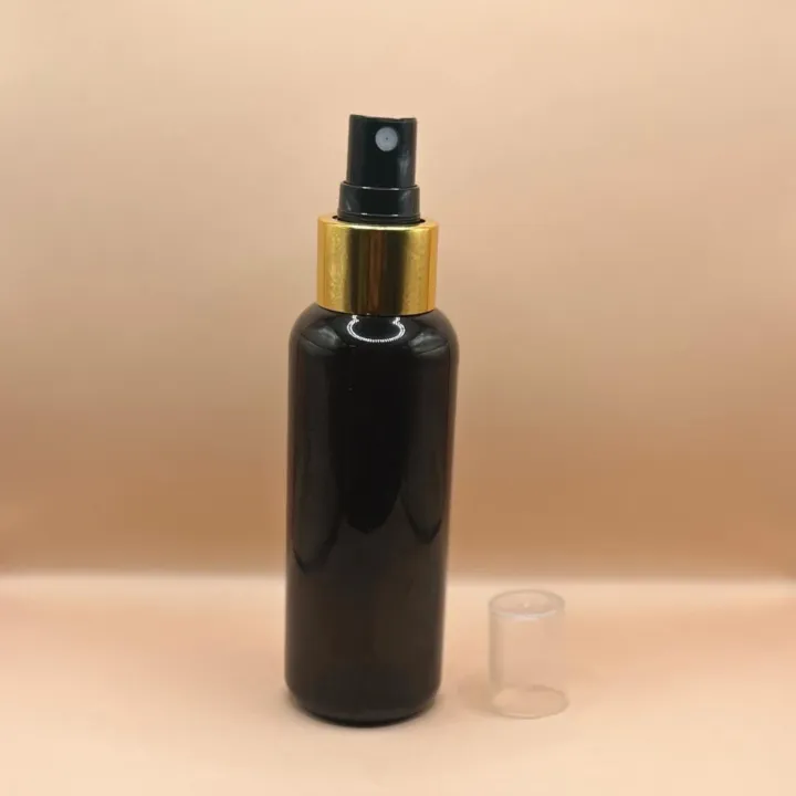 Pet Bottle 100ML Pet PG Bottle Amber for skincare and haircare packaging