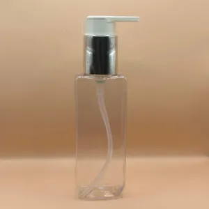 100ML Pet Merc Bottle Clear for personal care packaging