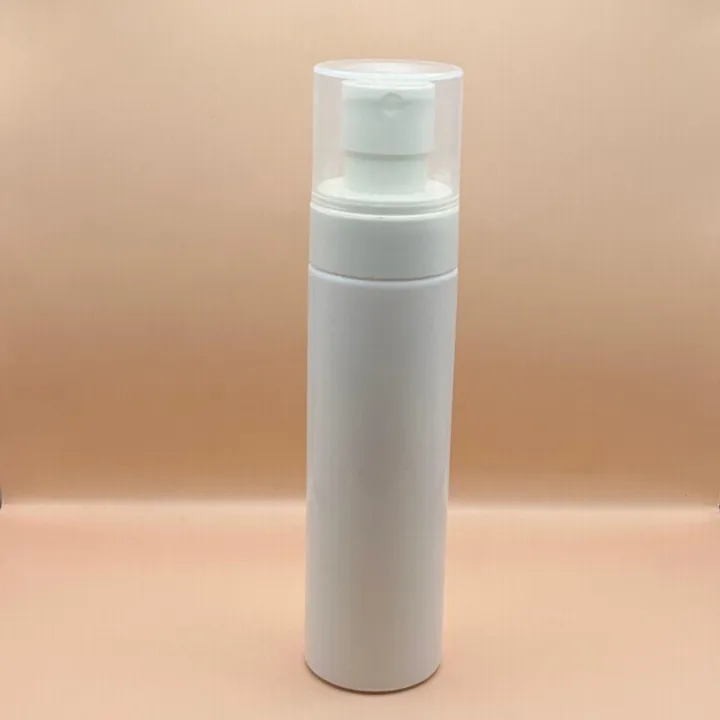 Pet Bottle 100ML Sleek White For skincare packaging by syspackpro