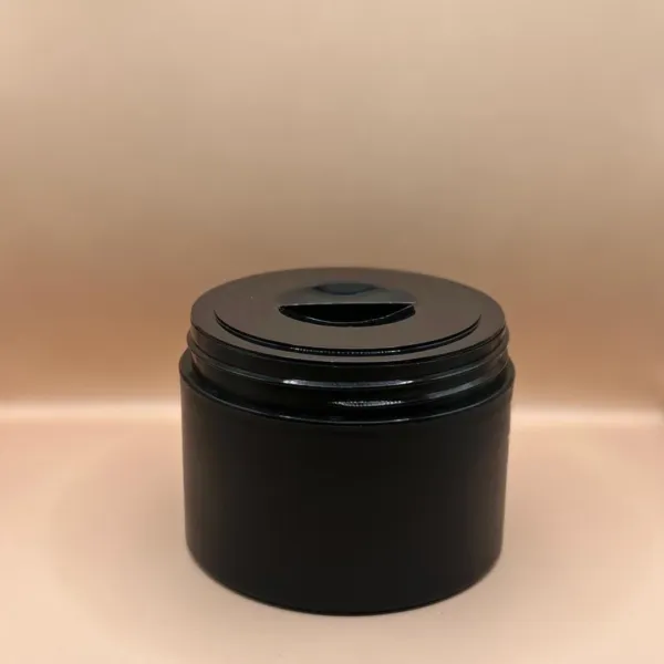 100GM PP Royal Jar Black | Premium Cosmetic Packaging for Creams and Scrubs