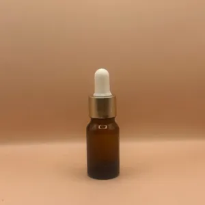 10ML Dropper Bottle Amber for serum packaging