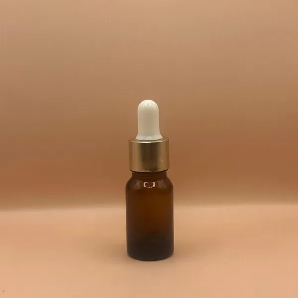 10ML Dropper Bottle Amber for serum packaging