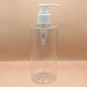 300ML Pet Arrow Bottle Clear for personal care packaging