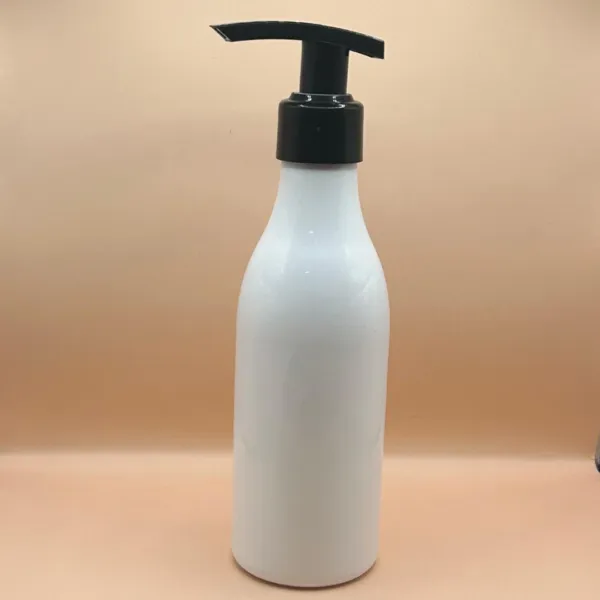 200ML PET LO Bottle White for personal care packaging