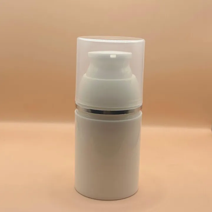 Airless Bottle 50ML Tower Airless Bottle White – Premium Airless Pump Packaging for Skincare & Cosmetics