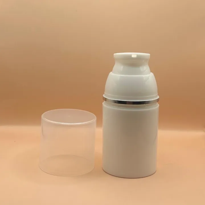 Airless Bottle 50ML Tower Airless Bottle White – Premium Airless Pump Packaging for Skincare & Cosmetics