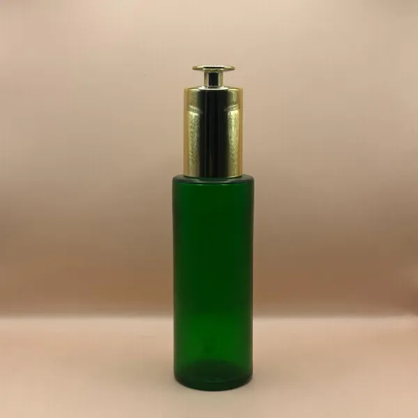 50ML Glass Bottle Green Frosted - Serum & Essential Oil Packaging