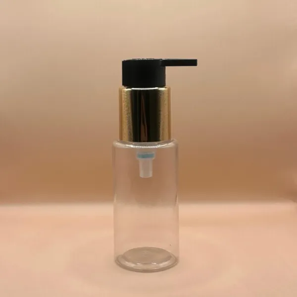 60ML PLU PET Bottle Clear with 24/410 Long Beak Pump - Perfect for Personal Care Packaging