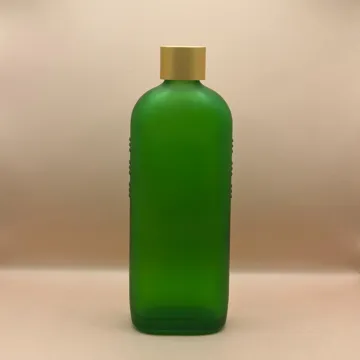 120ML Glass Frosted Green Bottle for Skincare, Cosmetic & Serum Packaging