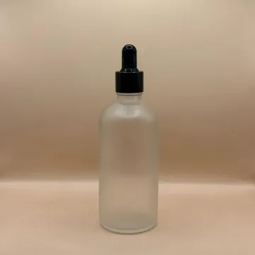100ML Glass Bottle Round Frosted with 18MM Dropper | Ideal for Serums & Essential Oils