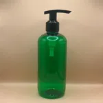 300ML PET Boston Bottle TR Green Perfect for Lotions and Body Wash